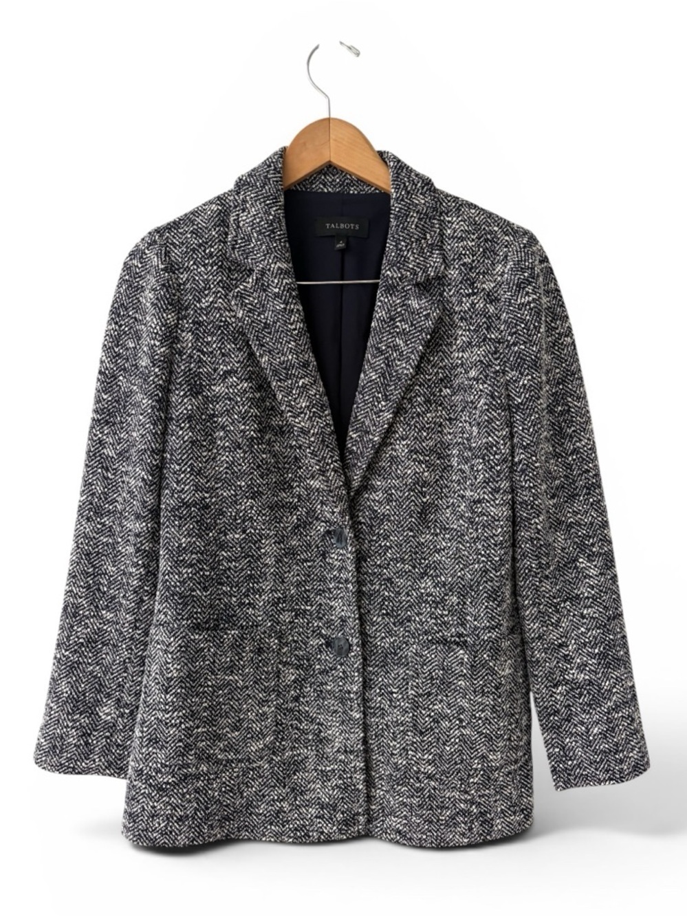 Talbots Blazer Women’s Classic Tweed Jacket Size 4